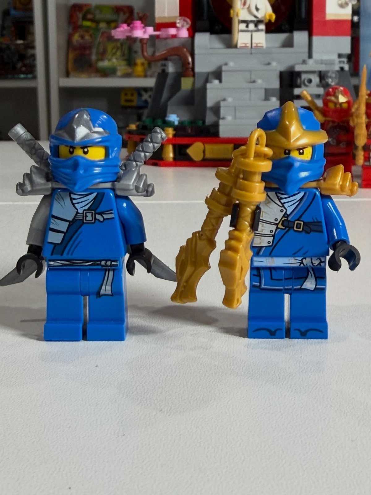 38 Gift Ideas for 13th Birthday in 2026, From Snoopy to LEGO 32 Two blue LEGO Ninjago minifigures with gold and silver armor on white surface